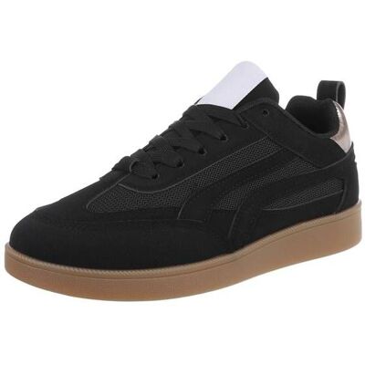 Ital-Design Sneakers Low für Damen in Schwarz Ital-Design Sneakers Low für Damen in Schwarz