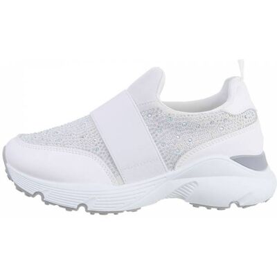 Ital-Design Sneakers Low für Damen in Weiß Ital-Design Sneakers Low für Damen in Weiß