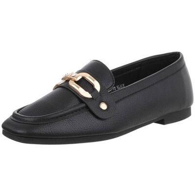 Ital-Design Slipper für Damen in Schwarz Ital-Design Slipper für Damen in Schwarz