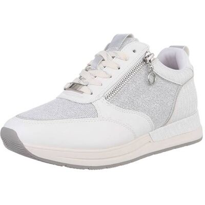 Ital-Design Sneakers Low für Damen in Weiß und Silber Ital-Design Sneakers Low für Damen in Weiß und Silber