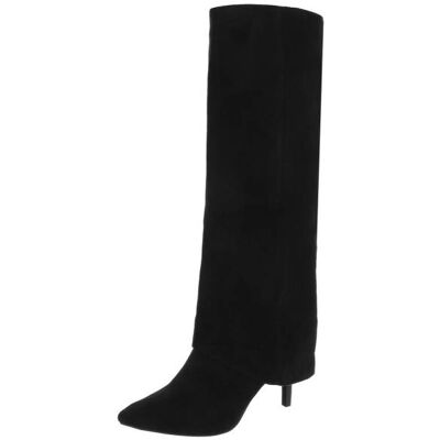 Ital-Design High-Heel Stiefel für Damen in Schwarz Ital-Design High-Heel Stiefel für Damen in Schwarz