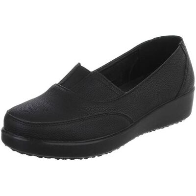 Ital-Design Slipper für Damen in Schwarz Ital-Design Slipper für Damen in Schwarz