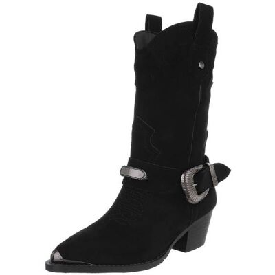 Ital-Design Western- & Bikerstiefel für Damen in Schwarz Ital-Design Western- & Bikerstiefel für Damen in Schwarz