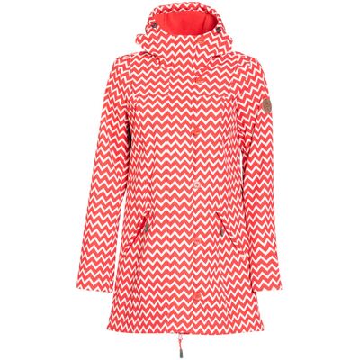 blutsgeschwister Softshelljacke wild weather long anorak Rot XS S M L XL 2XL Damen blutsgeschwister Softshelljacke wild weather long anorak Rot XS S M L XL 2XL Damen