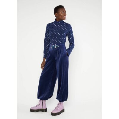 blutsgeschwister Jogginghose Velvet Merry Moments Blau XS S M L XL 2XL Damen blutsgeschwister Jogginghose Velvet Merry Moments Blau XS S M L XL 2XL Damen