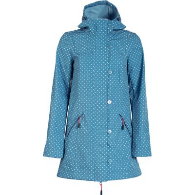blutsgeschwister Softshelljacke wild weather long anorak Blau XS S M L XL 2XL Damen blutsgeschwister Softshelljacke wild weather long anorak Blau XS S M L XL 2XL Damen