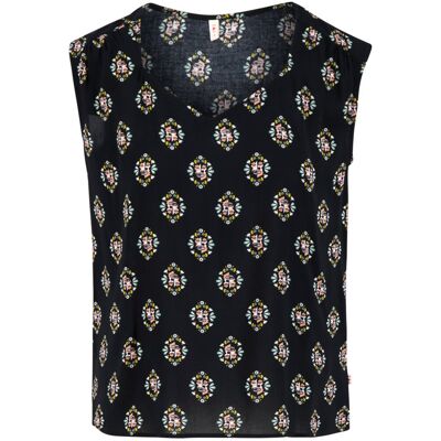 blutsgeschwister Top flaming heart Schwarz XS S M L XL Damen blutsgeschwister Top flaming heart Schwarz XS S M L XL Damen