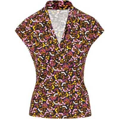blutsgeschwister Shirt Mon Cher Cache-Cœur Schwarz XS S M L XL 2XL Damen blutsgeschwister Shirt Mon Cher Cache-Cœur Schwarz XS S M L XL 2XL Damen