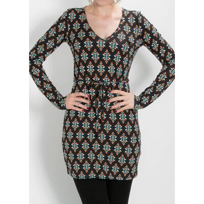 blutsgeschwister Tunika fine twine Schwarz XS S M L XL 2XL Damen blutsgeschwister Tunika fine twine Schwarz XS S M L XL 2XL Damen