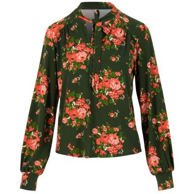 blutsgeschwister Schluppenbluse l'odelette pour helma Grün XS S M L XL 2XL Damen blutsgeschwister Schluppenbluse l'odelette pour helma Grün XS S M L XL 2XL Damen