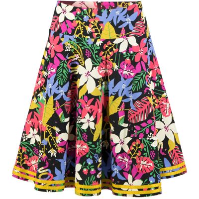 blutsgeschwister Tellerrock river Island picknick Schwarz XS S M L XL 2XL Damen blutsgeschwister Tellerrock river Island picknick Schwarz XS S M L XL 2XL Damen