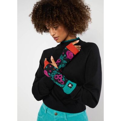 blutsgeschwister Handstulpen Hand on Heart Schwarz ONE SIZE Damen blutsgeschwister Handstulpen Hand on Heart Schwarz ONE SIZE Damen