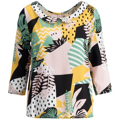 blutsgeschwister Bluse first peekaboo Gelb XS S M L XL Damen blutsgeschwister Bluse first peekaboo Gelb XS S M L XL Damen