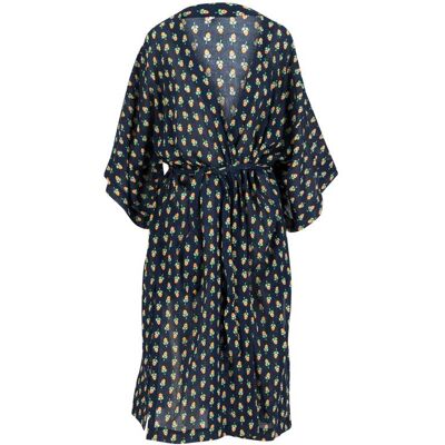 blutsgeschwister Sommer Cardigan Magicmono Blau XS S M L XL 2XL Damen blutsgeschwister Sommer Cardigan Magicmono Blau XS S M L XL 2XL Damen