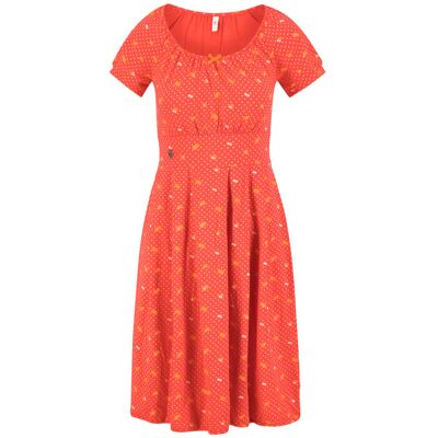 blutsgeschwister Sommerkleid coast cottage Rot XS S M L XL 2XL Damen blutsgeschwister Sommerkleid coast cottage Rot XS S M L XL 2XL Damen