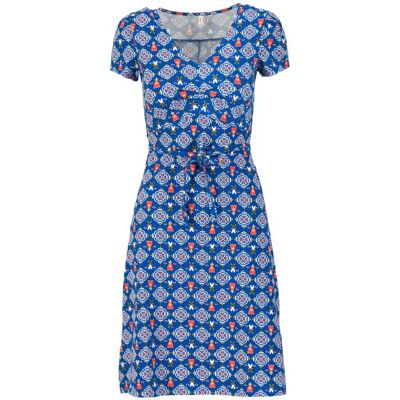 blutsgeschwister Sommerkleid sally tomato Blau XS S M L XL 2XL Damen blutsgeschwister Sommerkleid sally tomato Blau XS S M L XL 2XL Damen