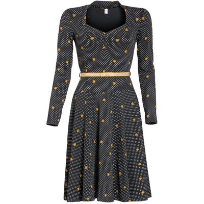 blutsgeschwister Jerseykleid tidy and polite Schwarz XS S M L XL 2XL Damen blutsgeschwister Jerseykleid tidy and polite Schwarz XS S M L XL 2XL Damen