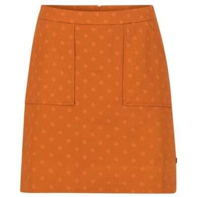 blutsgeschwister Minirock sack und pack Braun XS S M L XL Damen blutsgeschwister Minirock sack und pack Braun XS S M L XL Damen