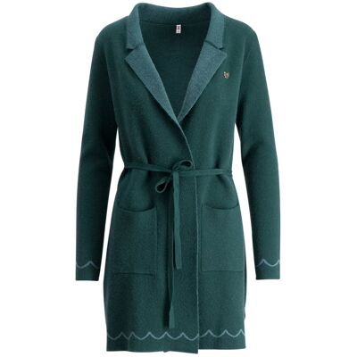 blutsgeschwister Lange Strickjacke gone with the ostwind Grün XS S M L XL blutsgeschwister Lange Strickjacke gone with the ostwind Grün XS S M L XL