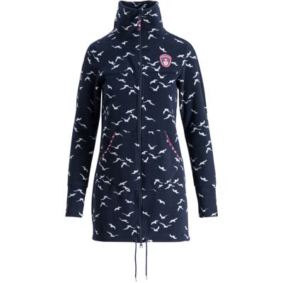 blutsgeschwister Fleecejacke paris mon amour Blau XS S M L XL 2XL Damen blutsgeschwister Fleecejacke paris mon amour Blau XS S M L XL 2XL Damen