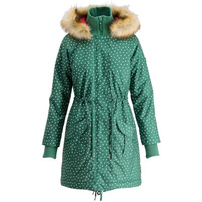 blutsgeschwister Wintermantel winter wonder woods Grün XS S M L XL Damen blutsgeschwister Wintermantel winter wonder woods Grün XS S M L XL Damen