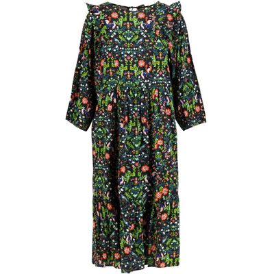 blutsgeschwister Midikleid Naughty but True Schwarz XS S M L XL 2XL Damen blutsgeschwister Midikleid Naughty but True Schwarz XS S M L XL 2XL Damen