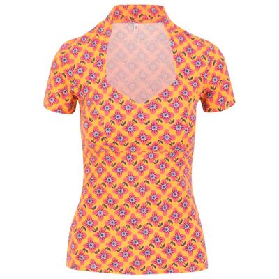 blutsgeschwister T-Shirt Pow Wow Vau Orange XS S M L XL 2XL Damen blutsgeschwister T-Shirt Pow Wow Vau Orange XS S M L XL 2XL Damen