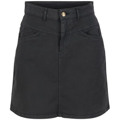 blutsgeschwister Minirock High Waist Yoke Schwarz XS S M L XL 2XL Damen blutsgeschwister Minirock High Waist Yoke Schwarz XS S M L XL 2XL Damen