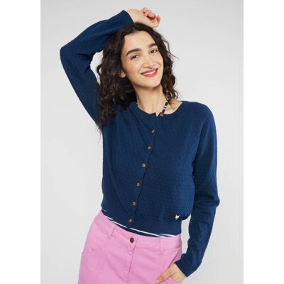blutsgeschwister Cardigan Sweet Knit Blau XS S M L XL 2XL Damen blutsgeschwister Cardigan Sweet Knit Blau XS S M L XL 2XL Damen