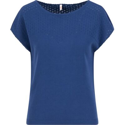 blutsgeschwister Strickpullover New Wave Pinup Blau XS S M L XL 2XL Damen blutsgeschwister Strickpullover New Wave Pinup Blau XS S M L XL 2XL Damen