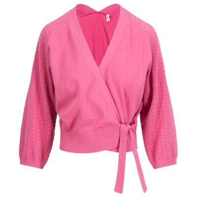 blutsgeschwister Cardigan Warm up Wrap Rosa XS S M L XL 2XL Damen blutsgeschwister Cardigan Warm up Wrap Rosa XS S M L XL 2XL Damen