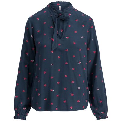 blutsgeschwister Bluse carrot and stick Blau XS S M L XL Damen blutsgeschwister Bluse carrot and stick Blau XS S M L XL Damen