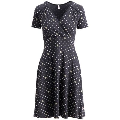 blutsgeschwister Jerseykleid polka lady saloon Schwarz XS S M L XL 2XL Damen blutsgeschwister Jerseykleid polka lady saloon Schwarz XS S M L XL 2XL Damen