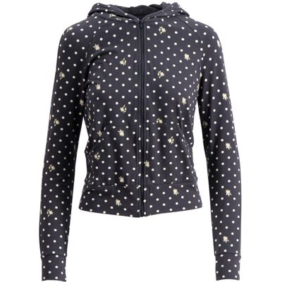 blutsgeschwister Kapuzenjacke sweet little cowgirl Schwarz XS S M L XL Damen blutsgeschwister Kapuzenjacke sweet little cowgirl Schwarz XS S M L XL Damen