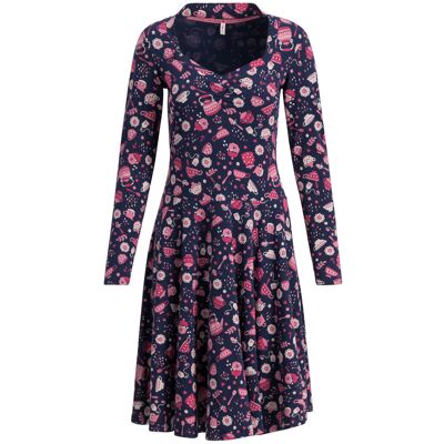 blutsgeschwister Jerseykleid over the rainbow Blau XS S M L XL Damen blutsgeschwister Jerseykleid over the rainbow Blau XS S M L XL Damen