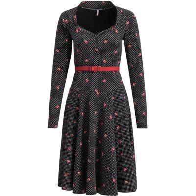 blutsgeschwister Jerseykleid over the rainbow Schwarz XS S M L XL Damen blutsgeschwister Jerseykleid over the rainbow Schwarz XS S M L XL Damen