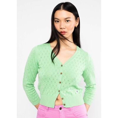 blutsgeschwister Cardigan Sweet Petite Grün XS S M L XL 2XL Damen blutsgeschwister Cardigan Sweet Petite Grün XS S M L XL 2XL Damen
