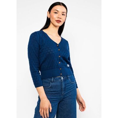 blutsgeschwister Cardigan Sweet Petite Blau XS S M L XL 2XL Damen blutsgeschwister Cardigan Sweet Petite Blau XS S M L XL 2XL Damen