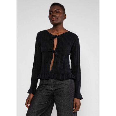 blutsgeschwister Sommer Cardigan Marie-Antoinette Schwarz XS S M L XL 2XL Damen blutsgeschwister Sommer Cardigan Marie-Antoinette Schwarz XS S M L XL 2XL Damen