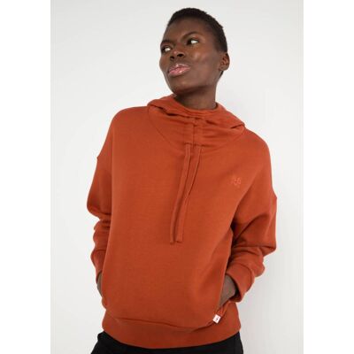 blutsgeschwister Hoodie Casual Hooded Braun XS S M L XL 2XL Damen blutsgeschwister Hoodie Casual Hooded Braun XS S M L XL 2XL Damen