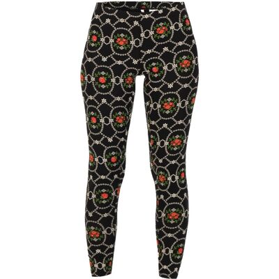 blutsgeschwister Baumwoll-Leggings a step in the dark Schwarz XS S M L XL 2XL Damen blutsgeschwister Baumwoll-Leggings a step in the dark Schwarz XS S M L XL 2XL Damen