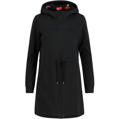 blutsgeschwister Fleecejacke Cosyshell Hooded Schwarz XS S M L XL 2XL Damen blutsgeschwister Fleecejacke Cosyshell Hooded Schwarz XS S M L XL 2XL Damen