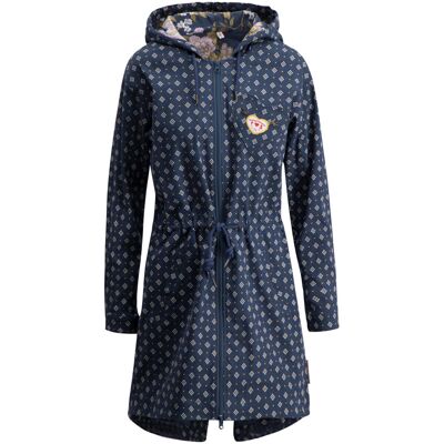 blutsgeschwister Übergangsjacke heartbeat of the street Blau XS S M L XL Damen blutsgeschwister Übergangsjacke heartbeat of the street Blau XS S M L XL Damen