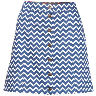 blutsgeschwister Minirock erste klasse Blau XS S M L XL Damen blutsgeschwister Minirock erste klasse Blau XS S M L XL Damen