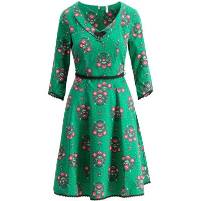 blutsgeschwister Baumwollkleid so long lonelyness Grün XS S M L XL 2XL Damen blutsgeschwister Baumwollkleid so long lonelyness Grün XS S M L XL 2XL Damen