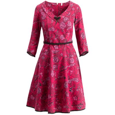 blutsgeschwister Baumwollkleid so long lonelyness Rot XS S M L XL 2XL Damen blutsgeschwister Baumwollkleid so long lonelyness Rot XS S M L XL 2XL Damen