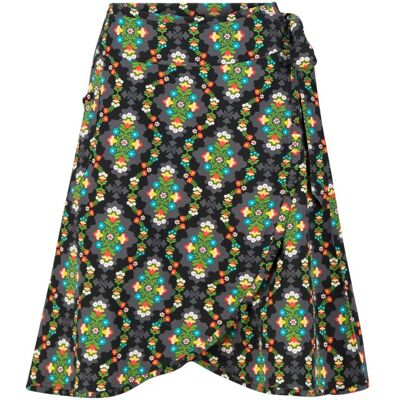 blutsgeschwister Wickelrock wickel wackel Schwarz XS S M L XL Damen blutsgeschwister Wickelrock wickel wackel Schwarz XS S M L XL Damen