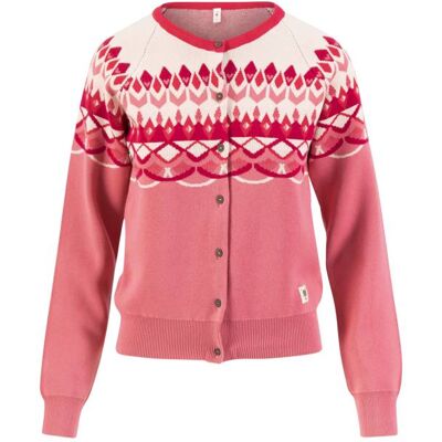 blutsgeschwister Cardigan Happy Heritage Rosa XS S M L XL 2XL Damen blutsgeschwister Cardigan Happy Heritage Rosa XS S M L XL 2XL Damen