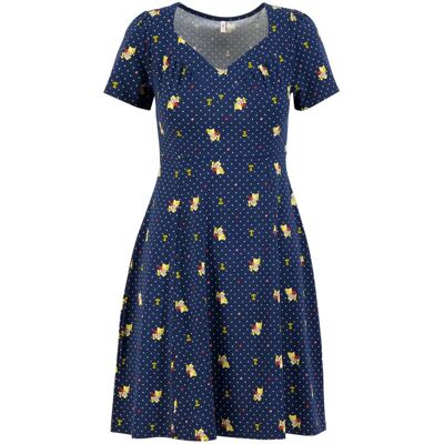 blutsgeschwister Sommerkleid Sommerliebe Blau XS S M L XL 2XL Damen blutsgeschwister Sommerkleid Sommerliebe Blau XS S M L XL 2XL Damen