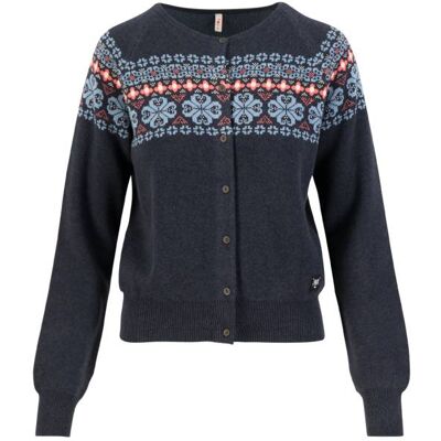 blutsgeschwister Cardigan Happy Heritage Blau XS S M L XL 2XL Damen blutsgeschwister Cardigan Happy Heritage Blau XS S M L XL 2XL Damen
